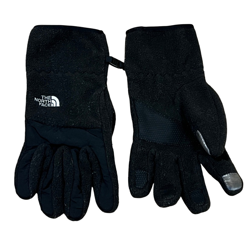 The North Face Denali Etip Touchscreen Winter Gloves Black Fleece Logo S-XL